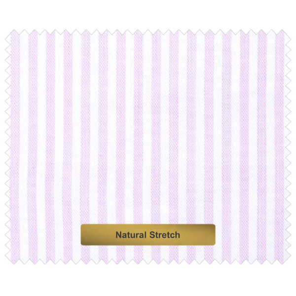 Limited Edition Casual Shirt -  Orchid Pink / White Twill  AL318-008