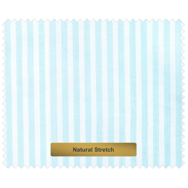 Limited Edition Casual Shirt - Turquoise / White Twill AL319-008