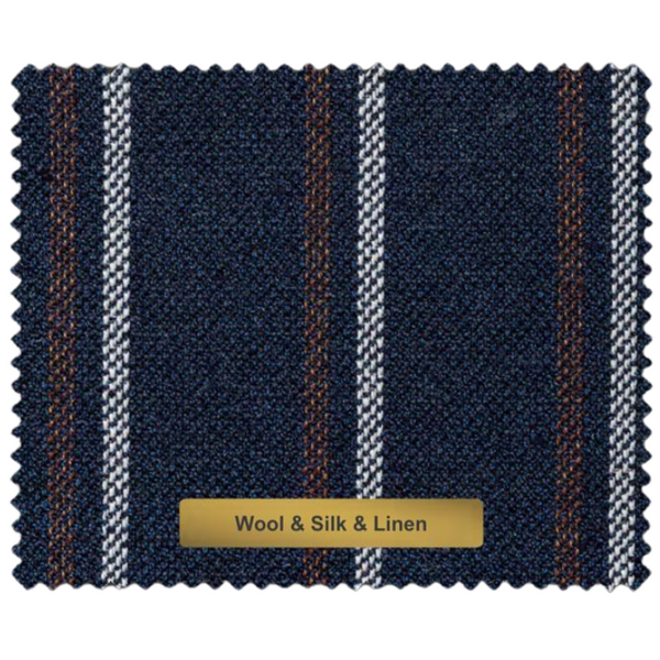 Sports Jacket - DR0136-013 Dark Blue / Off White