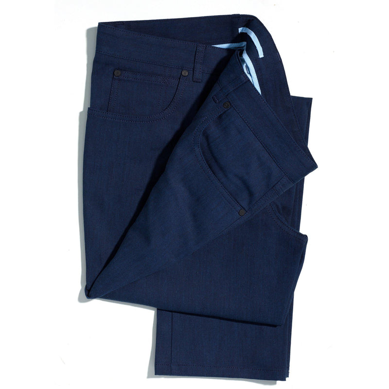 San Francisco bright blue lightweight jeans - Alexandra Wood 